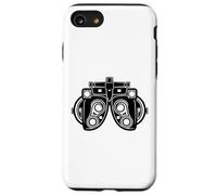 Equipo del Examen del Ojo de Las Lentes de la Prueba de visión de la optometría para los médicos del Ojo Carcasa para iPhone SE (2020) / 7/8