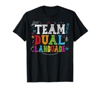 Equipo Dual Language Regreso a la escuela Profesores bilingües Niños Camiseta