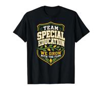 Equipo Educación Especial Vintage Varsity Sped Teacher Squad Camiseta gráfica económica, Hombre, Negro, M