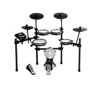 Equipo Electrónico Plegable Portátil Del Tambor Electrónico De 9 Pedazos Del Tambor Electrónico De Digitaces De La Todo-malla Para El Estudiante Kit de Batería Electrónica