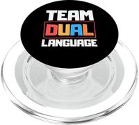 Equipo escolar de maestros en dos idiomas PopSockets PopGrip para MagSafe