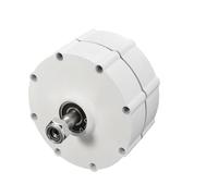 Equipo generador de turbina eólica, nerador eléctrico de 5KW for molino de viento, dínamo, turbina de agua, nerador de imán permanente sin engranajes, 5000W, 12V, 24V, 48V Apto para Terraza, Marina, A