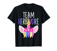 Equipo Herbívoro Vegetariano Vegano A Base De Plantas Dieta Chica Camiseta
