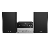 Microcadena de música Philips TAM3205M2/77 20W Bluetooth LE Audio FM CD USB Negro/Plata