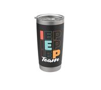 Equipo IEP Maestro de Concientización sobre el Autismo Educación Especial IEP Vaso térmico de acero inoxidable de doble pared