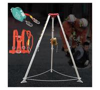 Equipo industrial retráctil de elevación y rescate, cabrestante de 1200 libras con cinturón para construcción de extinción de incendios y dispositivos de protección contra caídas de rescate en