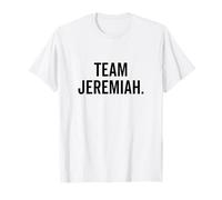 Equipo Jeremiah Plantilla de Apoyo Camiseta