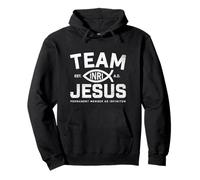 Equipo Jesús Miembro Permanente Ad Infinitum Fe Cristiana Sudadera con Capucha