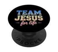 Equipo Jesús por la Vida Fe Cristiana PopSockets PopGrip Adhesivo