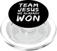Equipo Jesús Ya ganamos la Coincidencia de creyentes de fe Cristiana PopSockets PopGrip para MagSafe
