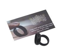 Equipo | Juego De Anillos Mágicos De 2 Piezas - Objetos De Escena Mágicos Profesionales | Para Espectáculos De , Niños, Adultos, Espectáculos De Talento, Salto De 6,6 X 6,6 Cm, Scorrim