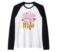 Equipo Mudding ATV Princess Incluso en Mud Run Divertido Camiseta Manga Raglan
