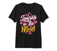 Equipo Mudding ATV Princess Incluso en Mud Run Divertido Camiseta Premium