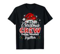 Equipo navideño creando Recuerdos Juntos, Luces Divertidas para Navidad Camiseta