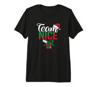 Equipo Niza Pareja Traje A Juego con Equipo Travieso Camiseta Premium
