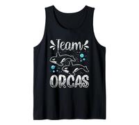 Equipo Orcas Proteger Ballena Orca Mar Camiseta sin Mangas