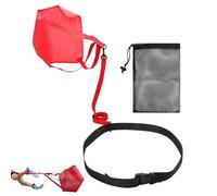 Equipo para ejercicios en piscina - Equipo de entrenamiento de resistencia con cinturón de nylon de 51 cm | Paracaídas de natación ajustable | Fabricante de para adultos y niños, entrenamiento mu