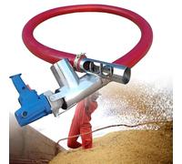 Equipo portátil de transferencia de polvo, máquina transportadora de tornillo eléctrica de 1500 W, máquina alimentadora de tornillo de polvo de arena de cemento de grano resistente para fábricas