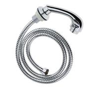 Equipo profesional de salón de belleza, juego de manguera de pulverización para lavado de cabello, manguera galvanizada, se adapta a la mayoría de unidades de retrolavado de salón, 47.2 pulgadas,