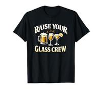 Equipo Raise Your Glass - Equipo de Fiesta Divertido Camiseta