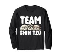 Equipo Shih Tzu Cute Dogs Manga Larga