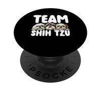 Equipo Shih Tzu Cute Dogs PopSockets PopGrip Adhesivo