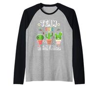 Equipo SPED Punto de Educación Especial Nos pegamos Juntos Cactus Camiseta Manga Raglan