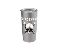 Equipo técnico de teatro entre bastidores con diseño de llave de calavera Vaso térmico de acero inoxidable de doble pared