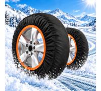 Equipo Tracción Textil Coche EN 16662-1 Válido Europa Montaje 4 Pasos Puertos de Montaña Gran Agarre Hielo Fits R12-R22