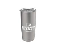 Equipo WYATT Lifetime Miembro Familia Apellido Vaso térmico de acero inoxidable de doble pared