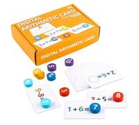 Equipos De Manipulación Matemática: Equipos De Manejo De Resta Matemática De Madera | Contar Manipulaciones, Aprendizaje Interactivo Educativo | Juego De Matemáticas De Cartas De