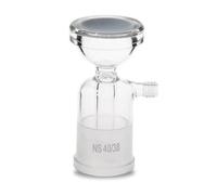 Equipos y suministros de laboratorio Cabezal de filtración vidrio for aparato al vacío 2000 ml, filtro membrana, núcleo arena, cristalería laboratorio