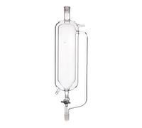 Equipos y suministros de laboratorio Embudo de separación presión constante vidrio doble capa, con aislamiento borosilicato alto rendimiento, 1 unidad