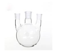 Equipos y suministros de laboratorio Matraz de fondo redondo tres bocas y recto vidrio borosilicato LH-10 con capacidad 250 ml, 500 1000
