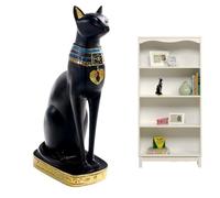 Equipped with an exquisite Egyptian cat-shaped appearance in black and gold