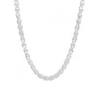 Equirider Collares de Plata de Ley 925 Pura para Hombre, Collar de Cadena de 5mm, Accesorios de joyería para Hombre, Regalos