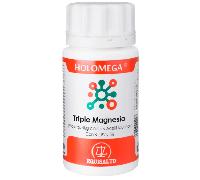 Holomega Triple Magnesio de Equisalud, 50 cápsulas
