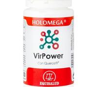 Equisalud - Holomega VirPower | Quercefit® | C, D3 y Zinc | 50 cápsulas | Vitamina C, D3 y Zinc · B1 · Quercefit® 500 mg · Melatonina 1 mg · Liberación 8 h