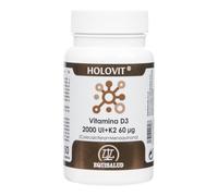 Equisalud Complemento alimenticio Holovit Vitamina D3+K2 2.000 UI 60 µg 50 cápsulas