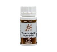 Equisalud Holovit Vitaminas D3 y K2 Lipos 3000 Ui y 75 Mcg 50 caps