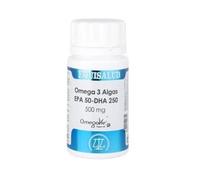 Omega 3 Algas EPA50-DHA250 de Equisalud, 500 mg 40 perlas