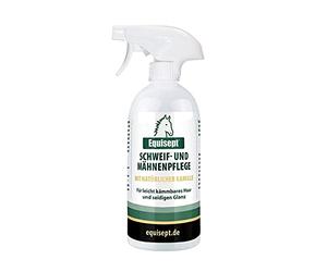 Equisept Cuidado de la Cola y la Melena, 500 ml, con Aceite de manzanilla Natural, Spray de Cola y Spray para Melena para Caballos, Brillo de Pelo Sedoso, fácil de peinar, sin dopaje