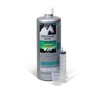 EQUISTRO® Mega Base Junior | Complemento alimenticio para Caballos | para un Suministro equilibrado de nutrientes de los Potros en el Crecimiento | 1 L
