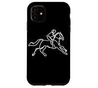 Equitación Dibujo Rutas a Caballo Carcasa para iPhone 11