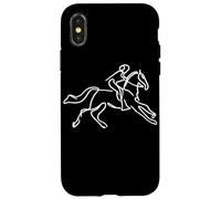 Equitación Dibujo Rutas a Caballo Carcasa para iPhone X/XS