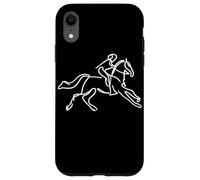 Equitación Dibujo Rutas a Caballo Carcasa para iPhone XR