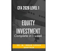 Equity Investments for CFA level 1: Complete Equity Investments in just 1 week