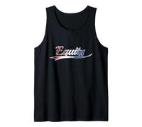 Equity Patriotic American Red White and Blue US Camiseta sin Mangas