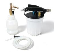 equlup 16Pcs Kit de purga frenos universal extractor líquido frenos al vacío 2L con botella recarga 1L para automóviles