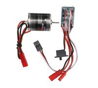 equlup 24x30.5 mm/0.9x1.2 Pulgadas Combo de ESC Cepillado, 7.2V 3000000rpm de bajo Ruido JST Motor Cepillado 31T y 30 A ESC Cepillado por 1/16 1/18 RC Cars